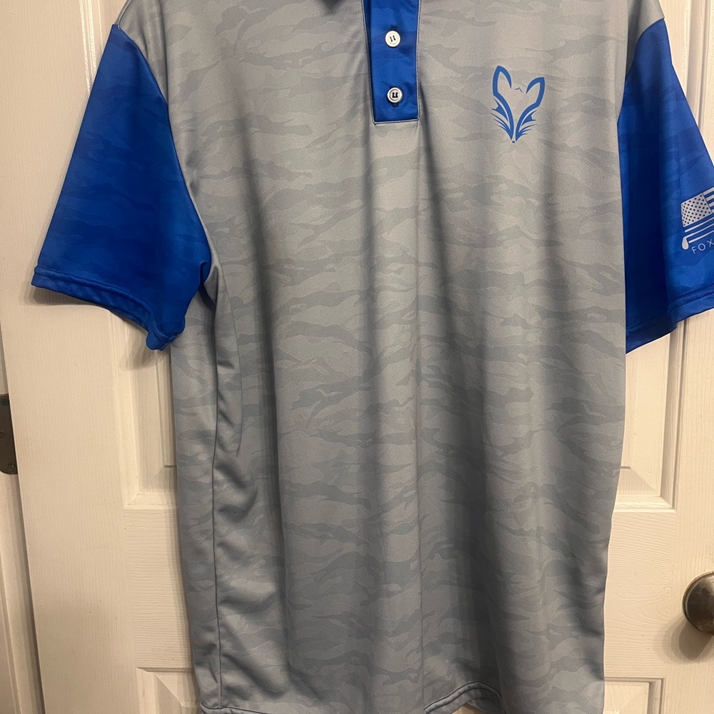Hard To Find Foxtrot US Airforce Golf Polo MADE IN U.S.A.